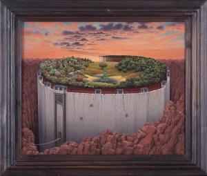 Jacek Yerka (b. 1952 Torun), Castellum, circa 1980.