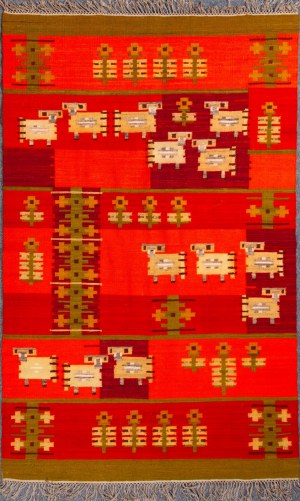 Kilim with animal motif