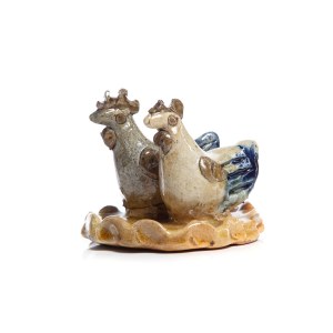 Galline ovaiole, ceramica popolare