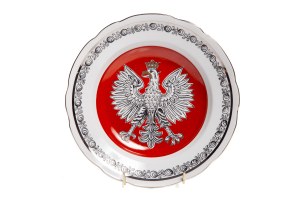 L. ZAPOROWSKA, Plate with an eagle, 