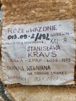 Stanisława KRAUS, Wandteppich 