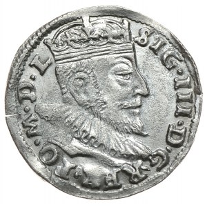 Zygmunt III Waza, trojak 1592 Wilno