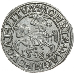 Zygmunt II August, półgrosz 1548, Wilno