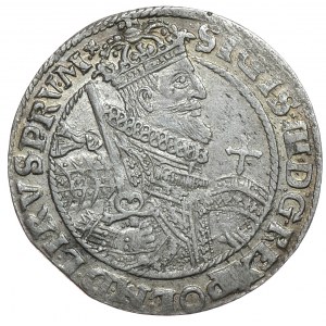 Zygmunt III Waza, ort 1622, Bydgoszcz, PRV:M, NEC.NS, ozdoby spirale (R2)