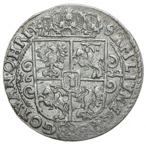 Zygmunt III Waza, ort 1622, Bydgoszcz, PRV:M, NEC.NS, ozdoby spirale (R2)
