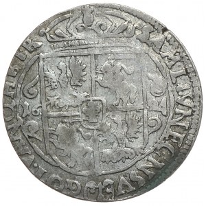 Zygmunt III Waza, ort 1624, Bydgoszcz, PR:M+ na aw., na rew. herb Sas otwarty, rzadki