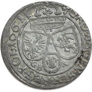 Jan II Kazimierz, szóstak 1661 GBA, Lwów (R1)