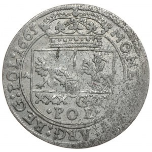 Jan II Kazimierz, tymf 1665, Kraków SALV: (R2)