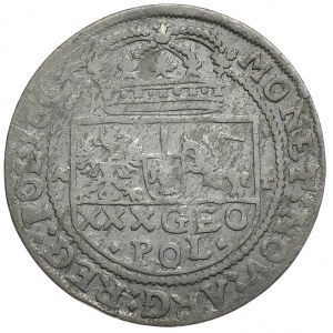 Jan II Kazimierz, tymf 1664, Kraków z błędem GEO zamiast GRO (R6)