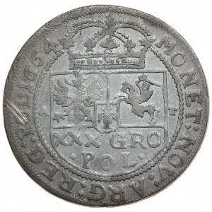 Jan II Kazimierz, tymf 1664, Kraków, META EST, rzadki