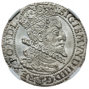 Zygmunt III Waza, szóstak 1599, Malbork, duża głowa, perfekcyjny
