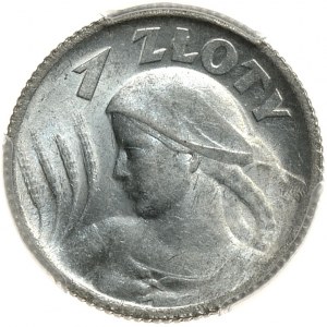 II Rzeczpospolita, 1 złoty 1924, Paryż, zaniżona nota
