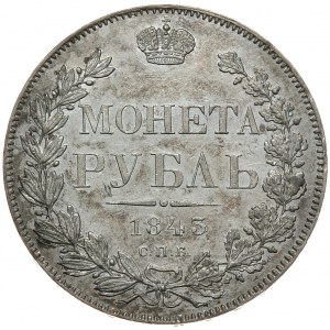 Mikołaj I, rubel 1843 СПБ АЧ, Petersburg