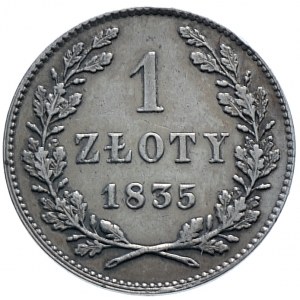 Wolne Miasto Kraków, 1 złoty 1835, Wiedeń