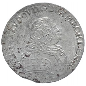 Niemcy, Meklemburgia, 1/6 talara, Chrystian Ludwik II 1747-1756