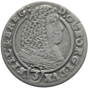 Śląsk, Księstwo legnicko-brzesko-wołowskie, Jerzy III Brzeski, 3 krajcary 1660 E-W, Brzeg