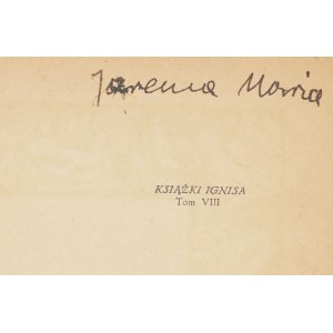 BAUDELAIRE K. - Mon cœur mis à nu - de la collection de livres de Maria Jarema avec sa signature