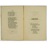 BUDZYŃSKI M. – Pierwiosnki. Poezije ... Bruxella 1839