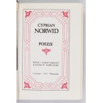 NORWID Cyprian - Poezje. Wybrał i wstępem poprzedził Juliusz W. Gomulicki. Warszawa 1979. Czytelnik. 16, s. 733,...