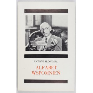 SLONIMSKI A. - Alfabet der Erinnerungen. 1. Auflage.
