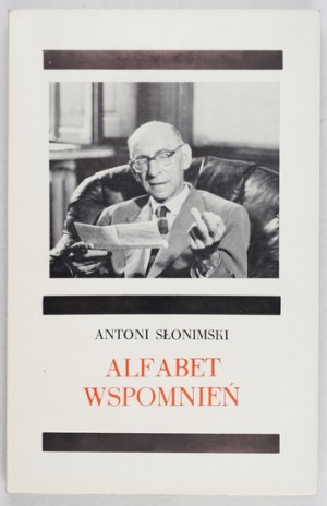 SLONIMSKI A. - Alfabet der Erinnerungen. 1. Auflage.