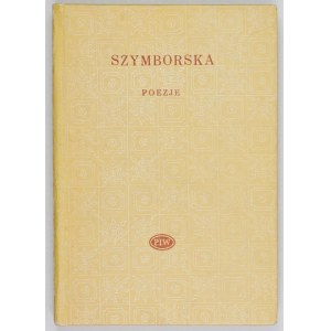 SZYMBORSKA Wisława - Lyrik. Mit einem Vorwort von Jerzy Kwiatkowski. Warschau 1977, PIW. 16d, S. 200, [6]. Opr, oryg....