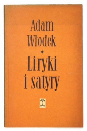WŁODEK Adam - Liryki i satyry. Cracovia 1956. Wyd. Literackie. 8, s. 56, [3]. Broch.