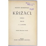 SIENKIEWICZ H. - Krzyżacy - en tchèque. 1903
