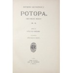 SIENKIEWICZ H. - Potop (en tchèque, avec illustrations). 1925.