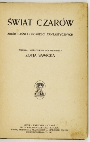 Eine Welt der Hexerei. Eine Sammlung von Märchen und Phantasiegeschichten. (Vorwort 1921).