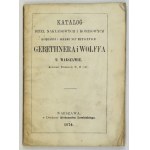 [KATALÓG]. GEBETHNER a Wolff. Katalóg edície a objednávok kníhkupectva a skladu hudobnín ......