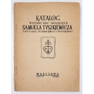 Samuel Tyszkiewicz 1889-1954. výstava typografických prác v Klube kníhkupcov. 1958