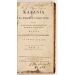 DOBROWOLSKI A. - Predigten für die Sonntage des ganzen Jahres [...] T. 1. 1814