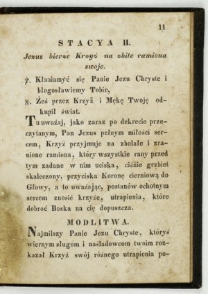 VIA della Croce del Signore Gesù ... 1844