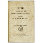GROU - Über den Geist und die Eigenschaften der wahren Frömmigkeit. 1830
