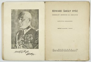 CEPNIK Kazimierz - Edward Śmigły Rydz, inspecteur général des forces armées. Aperçu de la vie et des activités....