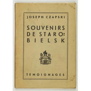 CZAPSKI J. Traduction française de Wspomnienia starobielskie avec une introduction de G. Herling-Grudziński