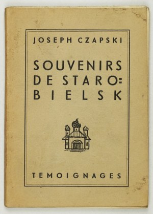 CZAPSKI J. Traduction française de 