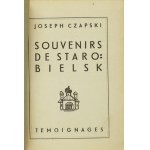 CZAPSKI J. Traduction française de Wspomnienia starobielskie avec une introduction de G. Herling-Grudziński