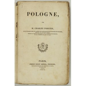 FORSTER C. - Pologne. With 55 view and portrait engravings.