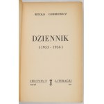 W. Gombrowicz - Deník (1953-1956), Deník (1957-1961), Deník (1961-1966). Wyd....