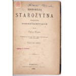 KORZON Tadeusz - Historyia starożytna wyłożona sposobem elementarnym. With the inclusion of 3 maps,...
