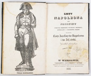NAPOLEON I - Lettres de Napoléon à Joséphine lors de la première expédition d'Italie, le Consulat et l'Empire écrit ici et Lettres ...