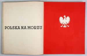 POLOGNE en mer. Varsovie 1935. gł. Księg. Militaire. 4, pp. XIV, [1], 235, planches 16. oryg. fl. décor.