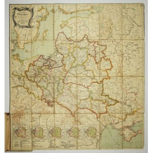 Jan Babirecki - Polska w roku 1771 - mapa 1895