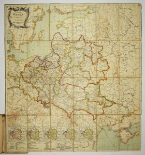 Jan Babirecki - Polska w roku 1771 - mapa 1895
