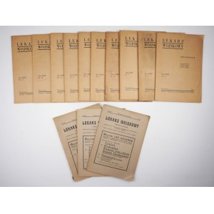 MILITARY MEDICINE - a set of 13 issues from 1932-1934