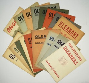 OLEANDRIA. 1936-1939. rivista della legione - serie di 15 numeri