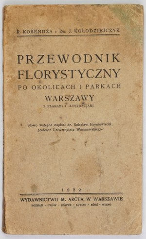Floristický sprievodca okolím a parkami Varšavy. 1922