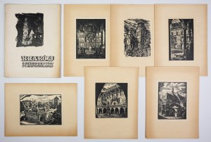 RACZYŃSKI St[anisław] - Kraków. 6 woodcuts ... [Cracow, late 1940s?] 4, plate 6. oryg....